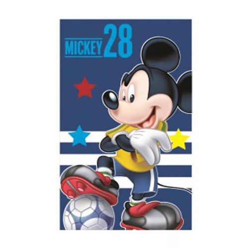 Disney Mickey Football Blue kéztörlő arctörlő, törölköző 35x65cm 