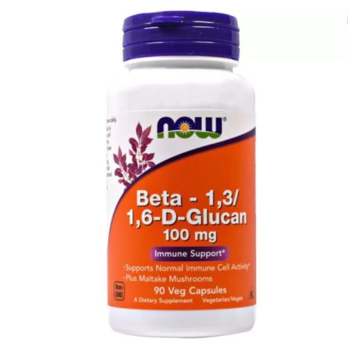 Now beta 1,3/l6d glucan kapszula 100mg 90 db