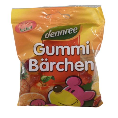 Dennree bio gumicukor gumimacis 100 g