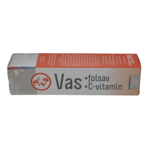 Innopharm pezsgőtabletta vas+c-vitamin 20 db