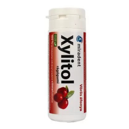 Xylitol rágógumi vörös áfonya 30 g