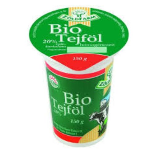 Zöldfarm bio tejföl 150 g