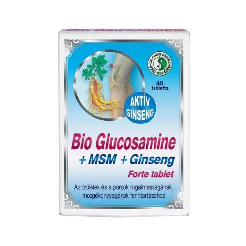 Dr.chen bio glucosamine+msm+ginseng forte tabletta 40 db