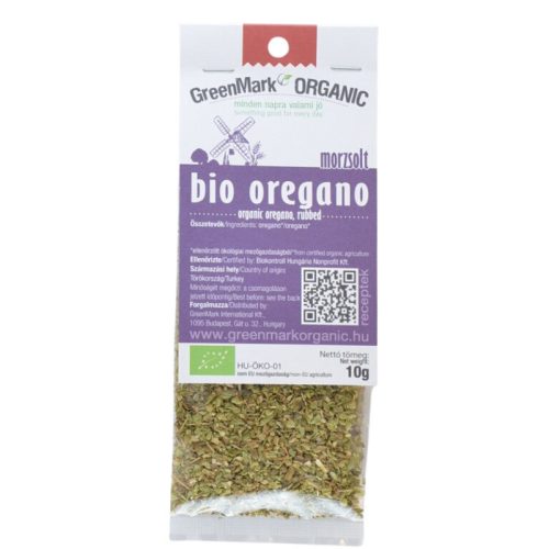 Greenmark bio oregano morzsolt 10 g