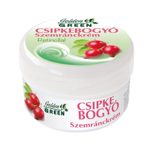 Golden Green csipkebogyó szemránckrém retinollal 30 ml