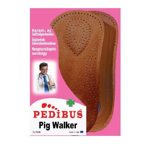 Pedibus talpbetét bőr pig walker 45/46 3/4 1 db