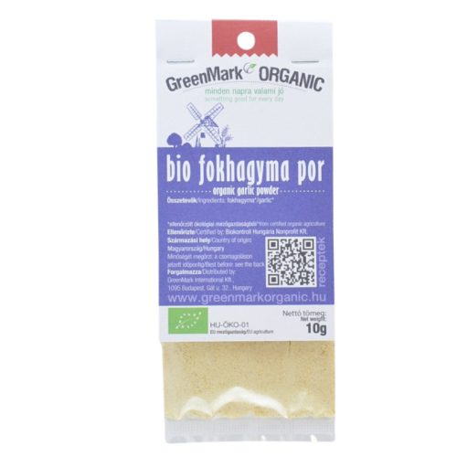 Greenmark bio fokhagymapor 10 g