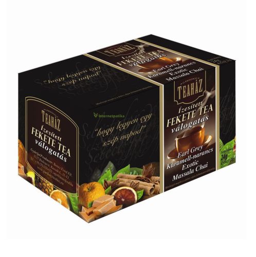 Teaház fekete tea válogatás 20x1.2 g