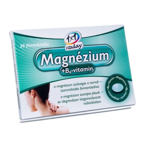 1x1 vitaday magnézium+b6-vitamin filmtabletta 30 db