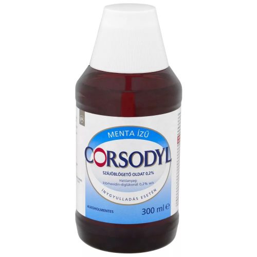 Corsodyl szájvíz alkoholmentes 300 ml