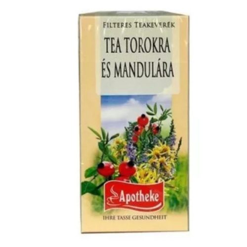 Apotheke tea torokra és mandulára 20x1,5g 30 g