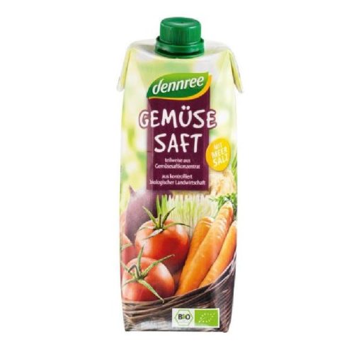 Dennree bio vegyes zöldséglé 500 ml