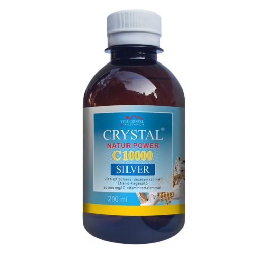 Crystal silver natur power étrend-kiegészítő ital 200 ml