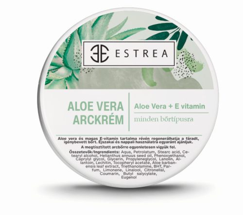 Estrea aloe vera bőrtápláló arckrém 80 ml