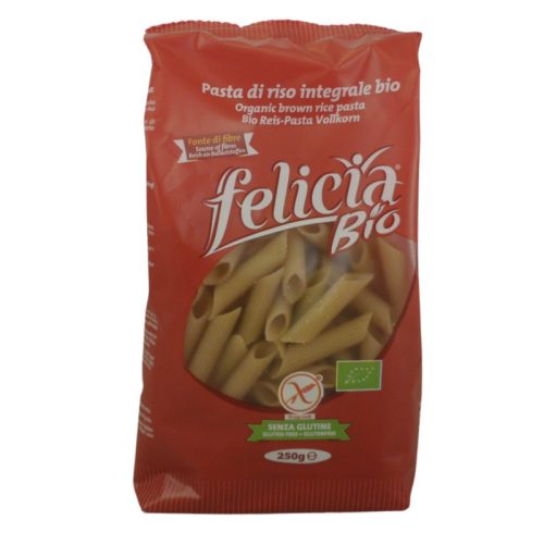 Felicia bio gluténmentes barnarizs penne tészta 250 g