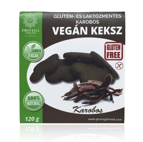 Provega trend gluténmentes karobos vegán keksz 120 g