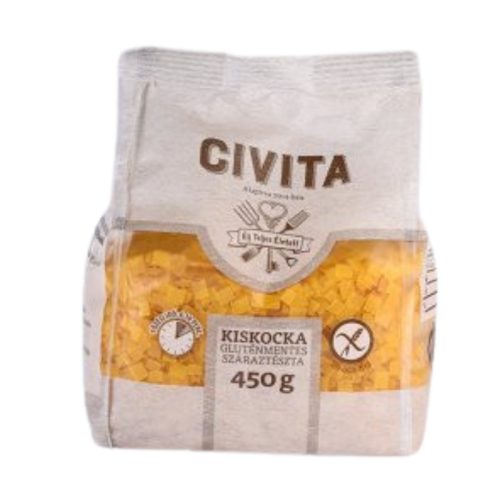 Civita kukorica száraztészta kiskocka 450 g