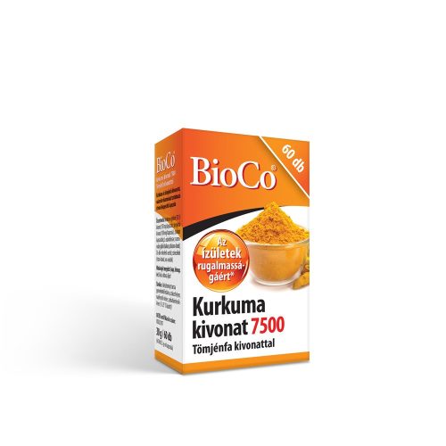 Bioco kurkuma kivonat 7500 tömjénfa kivonattal kapszula 60 db