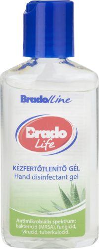 Bradolife kézfertőtlenítő gél aloe vera 50 ml