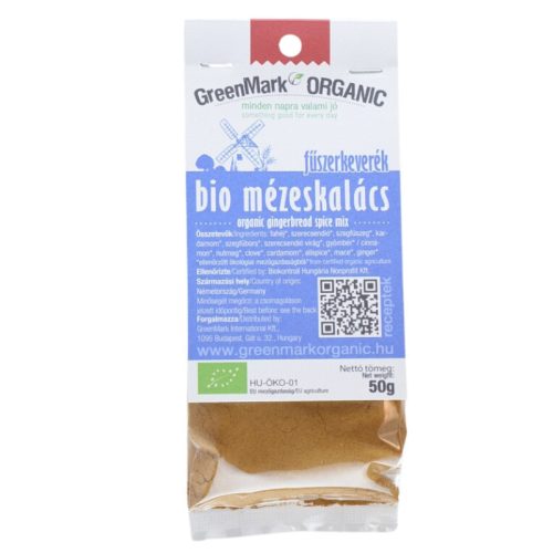 Greenmark bio mézeskalács fűszerkeverék 50 g