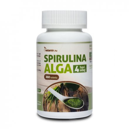 Netamin spirulina alga tabletta 360 db