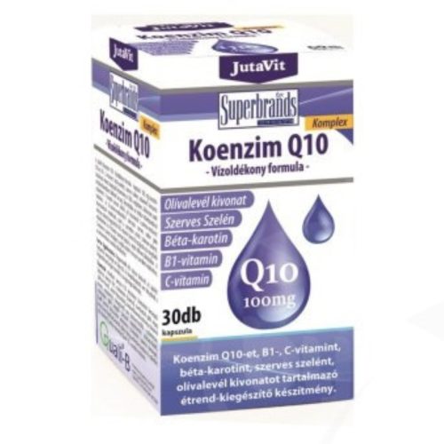 Jutavit koenzim q10 100 mg vízoldható 30 db