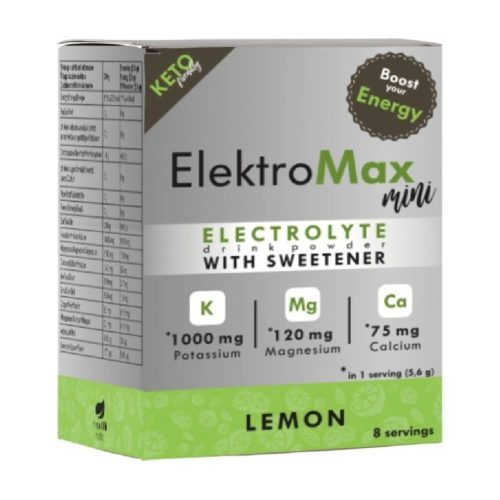 Health market elektromax minipack citrus ízű elektrolit italpor ásványi anyagokkal és édesítőszerrel 45 g