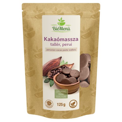 BioMenü bio perui kakaómassza tallér 125 g