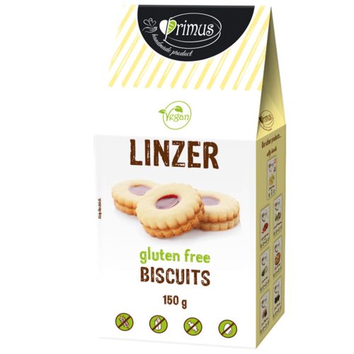 Primus gluténmentes vegán linzer 150 g