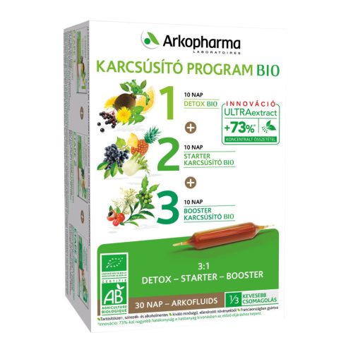 Arkofluids bio karcsúsító program ampulla 30 db