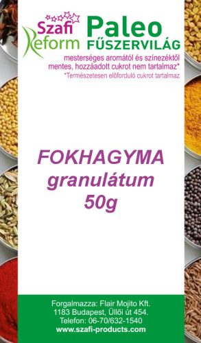 Szafi Reform fokhagyma granulátum 50 g