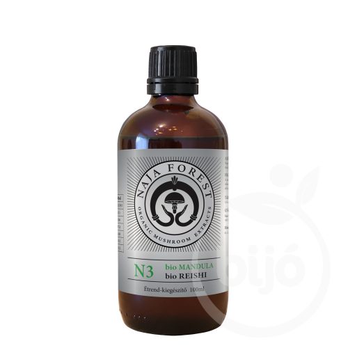 Naja forest N3 bio mandula, bio reishi gomba étrendkiegészítő 100 ml