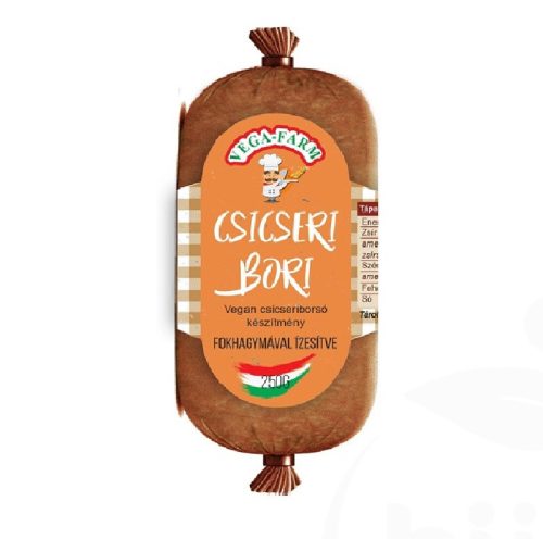 Vega Farm csicseri bori füstölt vegan csicseriborsó készitmény fokhagymával 250 g