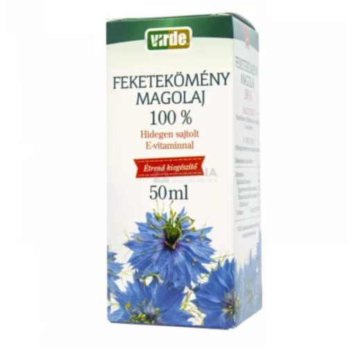 Virde feketekömény magolaj e-vitaminnal 100% 50 ml