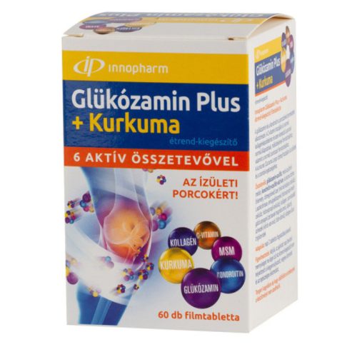 Innopharm glükózamin plus kurkuma filmtabletta 60 db