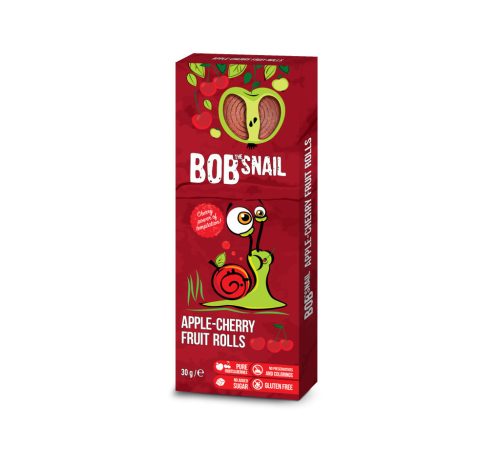 Bob Snail gyümölcstekercs alma-meggy 30 g