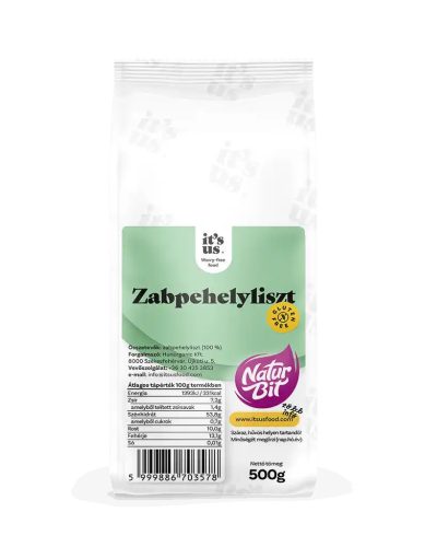 It's us naturbit zabpehelyliszt gluténmentes 500 g