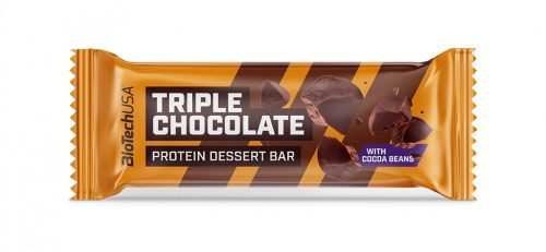 Biotech protein dessert bar triple chocolate 50 g