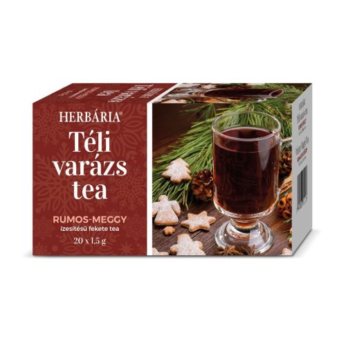 Herbária téli varázs rumos meggy ízű tea 20x1,5g 30 g