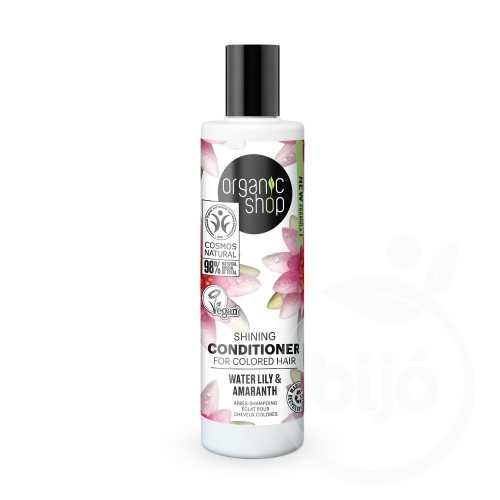 Organic Shop bio kondicionáló shine vízililiommal és amaránttal 280 ml