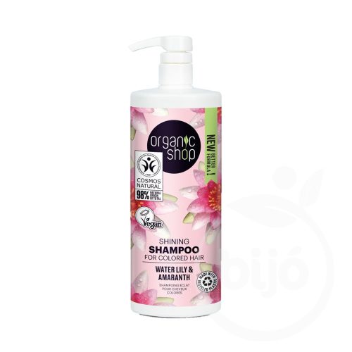 Organic Shop bio shine sampon vízililiommal és amaránttal 1000 ml