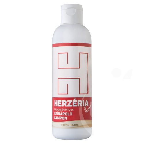 Herzéria hair gyógynövényes színápoló sampon szőke hajra 200 ml