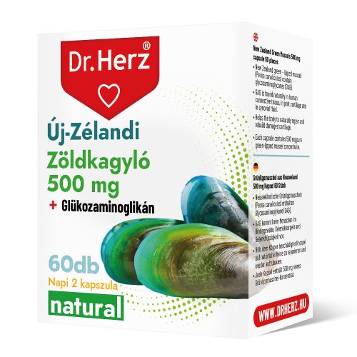 Dr.herz zöldkagyló kivonat 500 mg kapszula 60 db