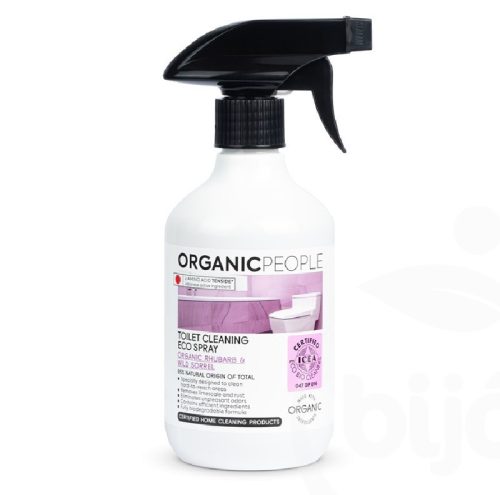 Organic People öko wc tisztító spray bio rebarbarával és vadsóskával 500 ml