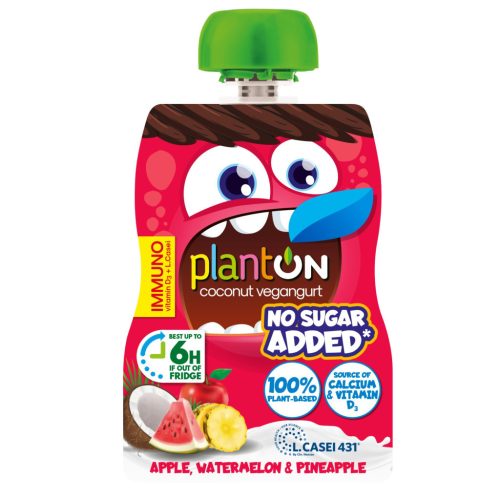 Planton kids kókuszos vegángurt alma-görögdinnye-ananász 90 g