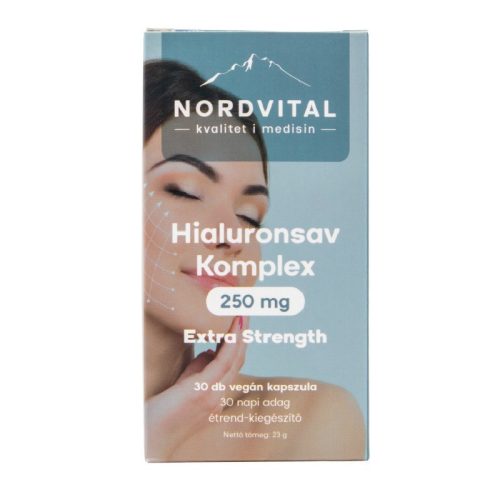 Nordvital hialuronsav komplex vegán kapszula 30 db