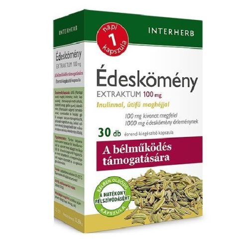 Interherb napi1 édeskömény extraktum kapszula 30 db