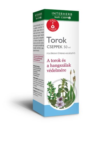 Interherb napi csepp torok cseppek 50 ml