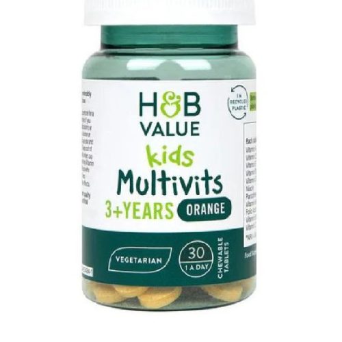 H&B value gyerek multivitamin rágótabletta 30 db