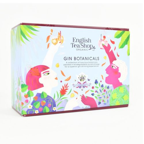 English Tea Shop 12 bio gin fűszer teaválogatás gin partyhoz selyempiramis 24 g